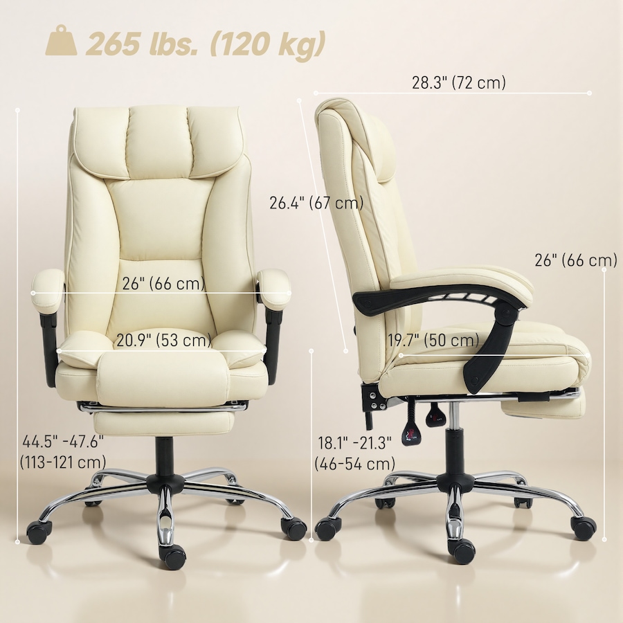 Image 917401_ALTMORE11.jpg, Product 917-401 / Price $142.99 - $185.99, HOMCOM Executive Office Chair, Pet-Friendly Leather Computer Chair from HOMCOM on TSC.ca's Home & Garden department