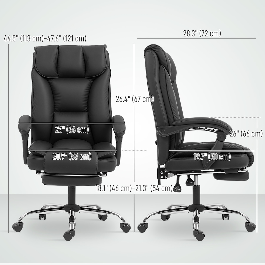 Image 917401_ALTMORE2.jpg, Product 917-401 / Price $142.99 - $185.99, HOMCOM Executive Office Chair, Pet-Friendly Leather Computer Chair from HOMCOM on TSC.ca's Home & Garden department