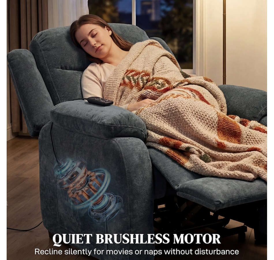 Image 917408_ALTMORE22.jpg, Product 917-408 / Price $419.99 - $429.99, HOMCOM Power Recliner Chair with Massage, Recliner with Quiet Motor from HOMCOM on TSC.ca's Home & Garden department
