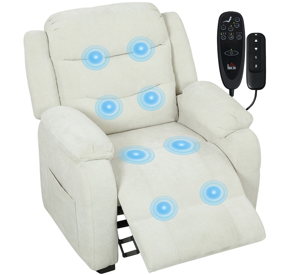 Image 917408_ST02.jpg, Product 917-408 / Price $419.99 - $429.99, HOMCOM Power Recliner Chair with Massage, Recliner with Quiet Motor from HOMCOM on TSC.ca's Home & Garden department