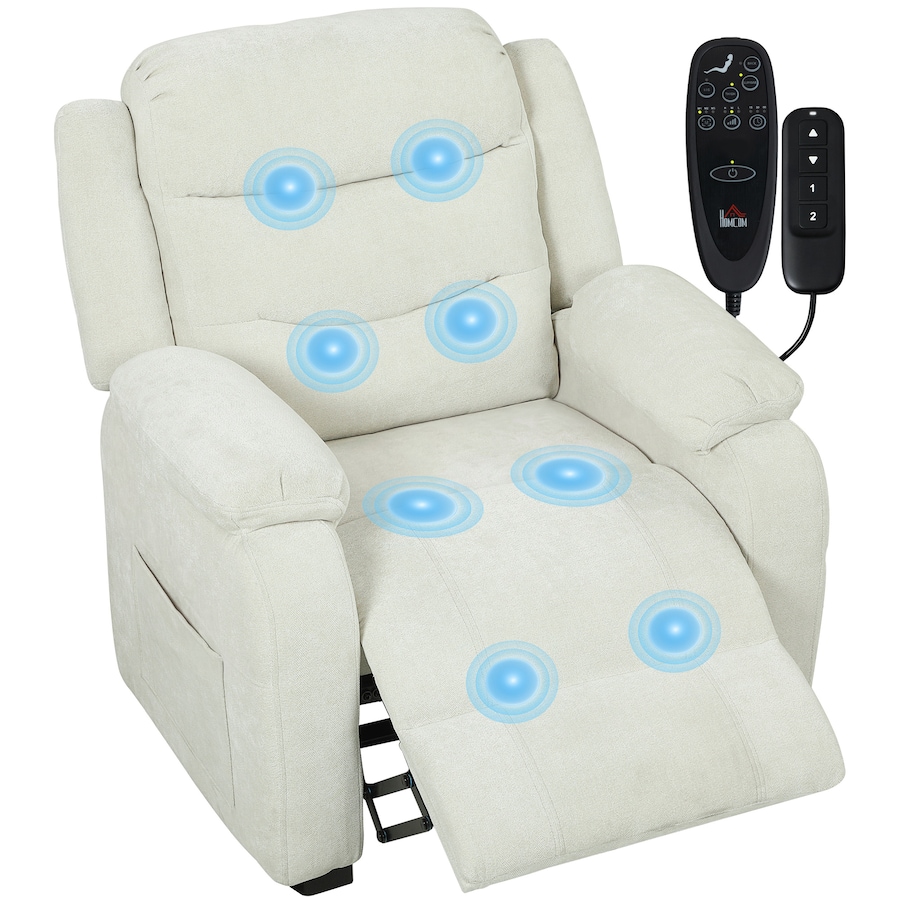 Image 917408_ST02.jpg, Product 917-408 / Price $399.99, HOMCOM Power Recliner Chair with Massage, Recliner with Quiet Motor from HOMCOM on TSC.ca's Home & Garden department