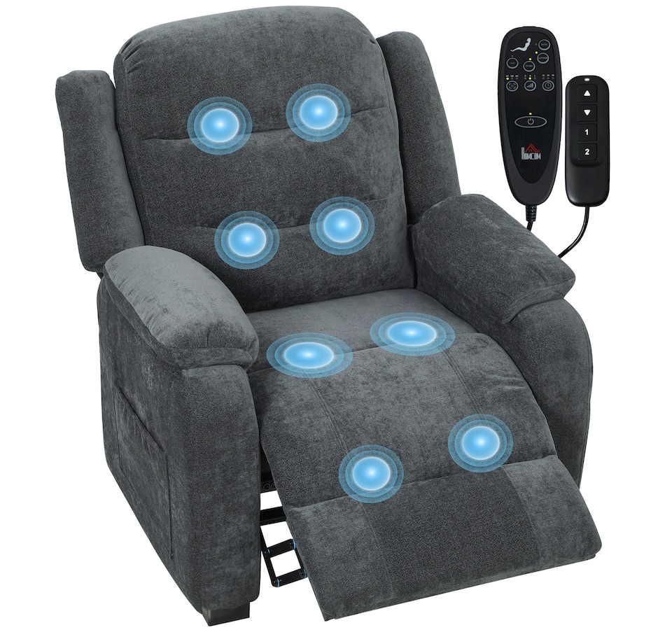 Image 917408_ST03.jpg, Product 917-408 / Price $419.99 - $429.99, HOMCOM Power Recliner Chair with Massage, Recliner with Quiet Motor from HOMCOM on TSC.ca's Home & Garden department