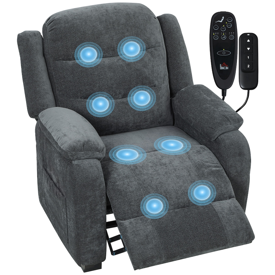 Image 917408_ST03.jpg, Product 917-408 / Price $399.99, HOMCOM Power Recliner Chair with Massage, Recliner with Quiet Motor from HOMCOM on TSC.ca's Home & Garden department