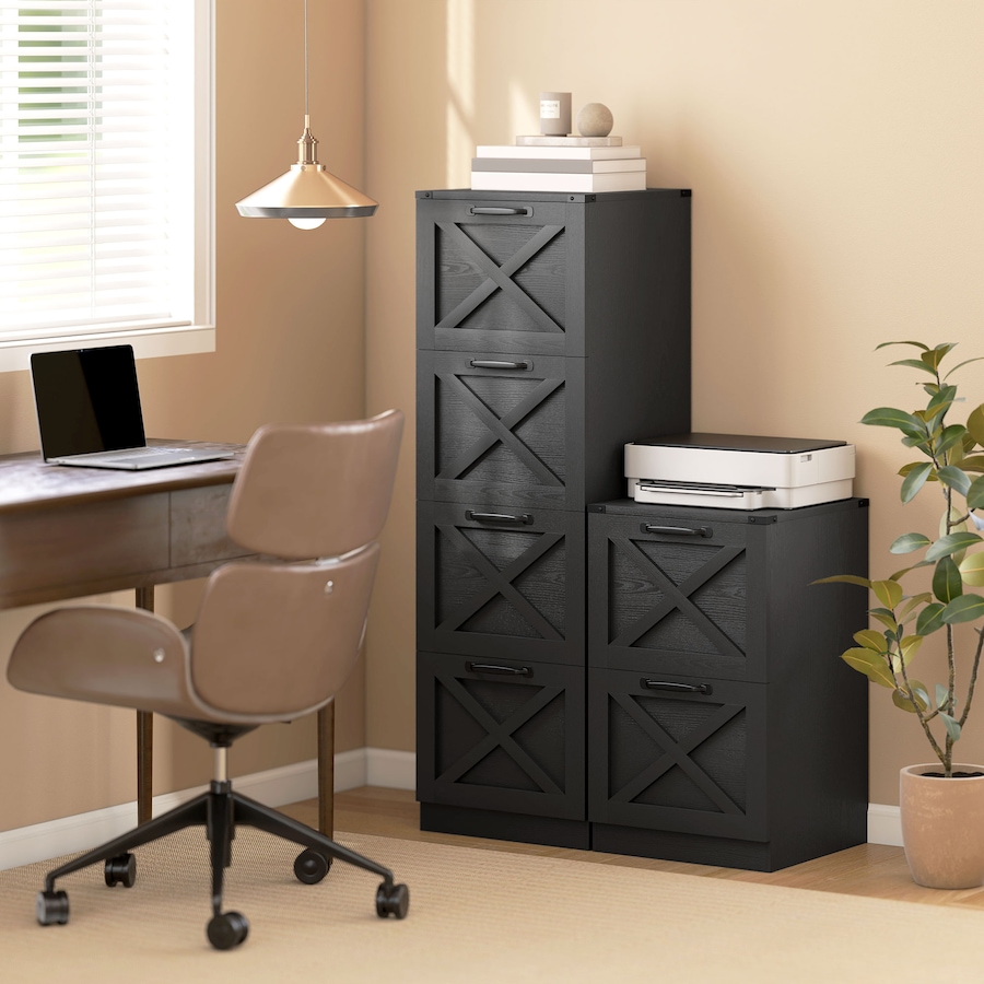 Image 917421_ALTMORE16.jpg, Product 917-421 / Price $169.94 - $179.99, HOMCOM 4 Drawer File Cabinet, Filing Cabinet Fits Letter/A4 Size from HOMCOM on TSC.ca's Home & Garden department