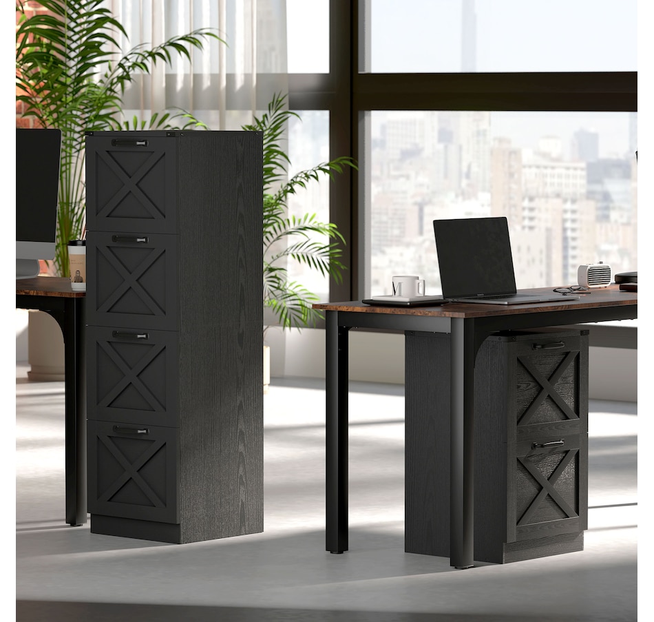 Image 917421_ALTMORE17.jpg, Product 917-421 / Price $169.99, HOMCOM 4 Drawer File Cabinet, Filing Cabinet Fits Letter/A4 Size from HOMCOM on TSC.ca's Home & Garden department
