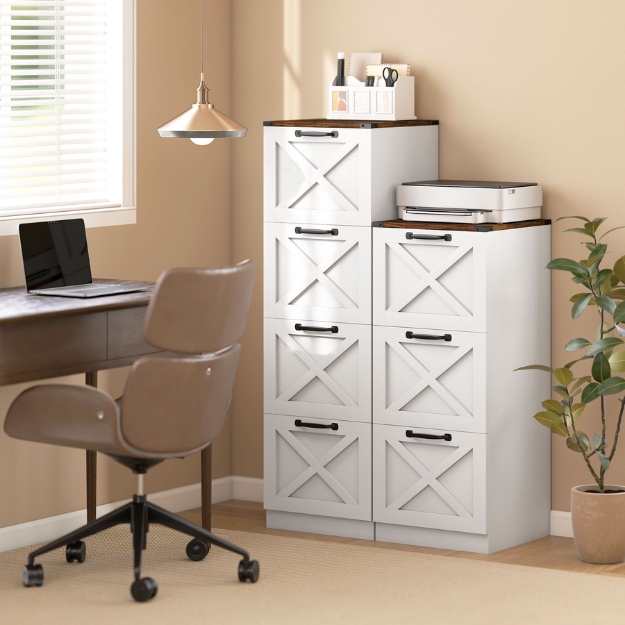 Image 917421_ALTMORE7.jpg, Product 917-421 / Price $169.94 - $179.99, HOMCOM 4 Drawer File Cabinet, Filing Cabinet Fits Letter/A4 Size from HOMCOM on TSC.ca's Home & Garden department