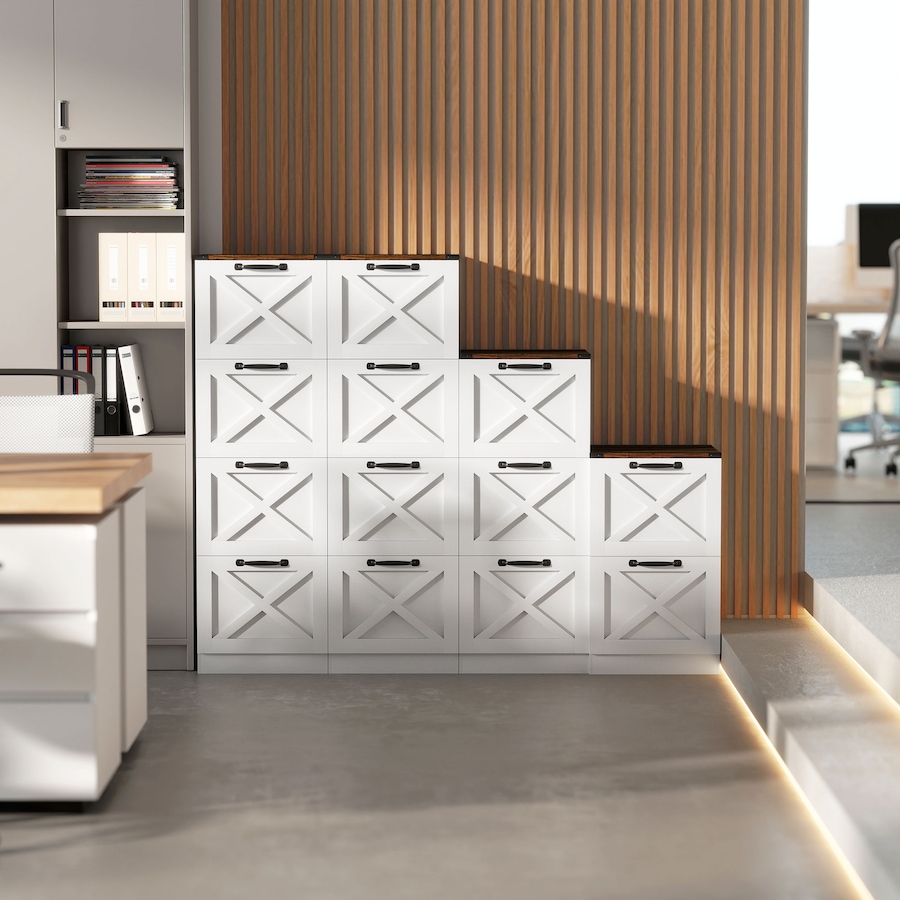 Image 917421_ALTMORE8.jpg, Product 917-421 / Price $169.94 - $179.99, HOMCOM 4 Drawer File Cabinet, Filing Cabinet Fits Letter/A4 Size from HOMCOM on TSC.ca's Home & Garden department