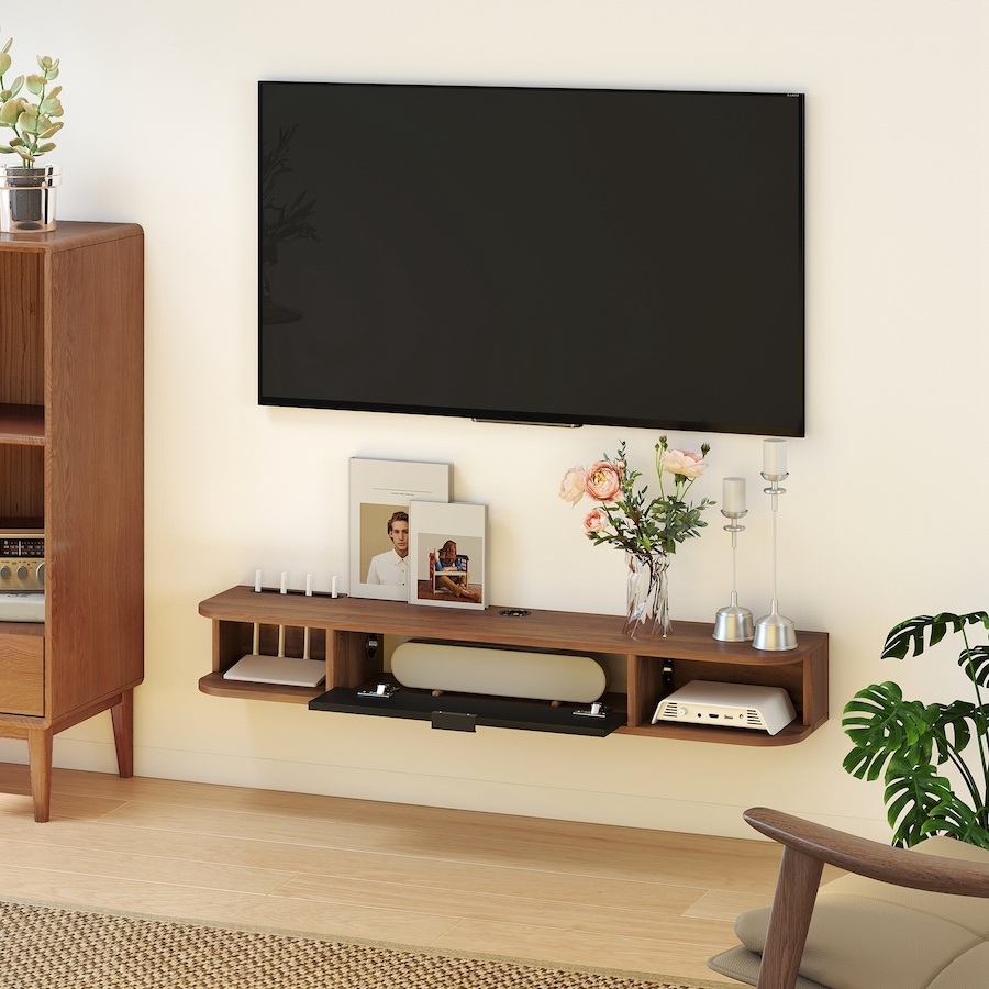 Image 917423_ALTMORE7.jpg, Product 917-423 / Price $89.99 - $99.99, HOMCOM 47" Floating TV Stand, Wall Mounted Media Console from HOMCOM on TSC.ca's Home & Garden department
