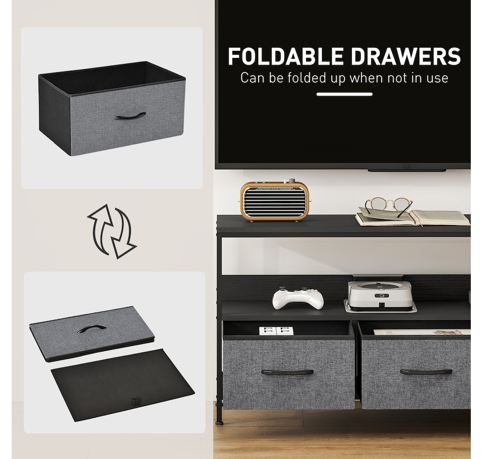 Image 917436_ALTMORE12.jpg, Product 917-436 / Price $104.99, HOMCOM TV Stand, TV Table with Storage for 55 Inch Television from HOMCOM on TSC.ca's Home & Garden department