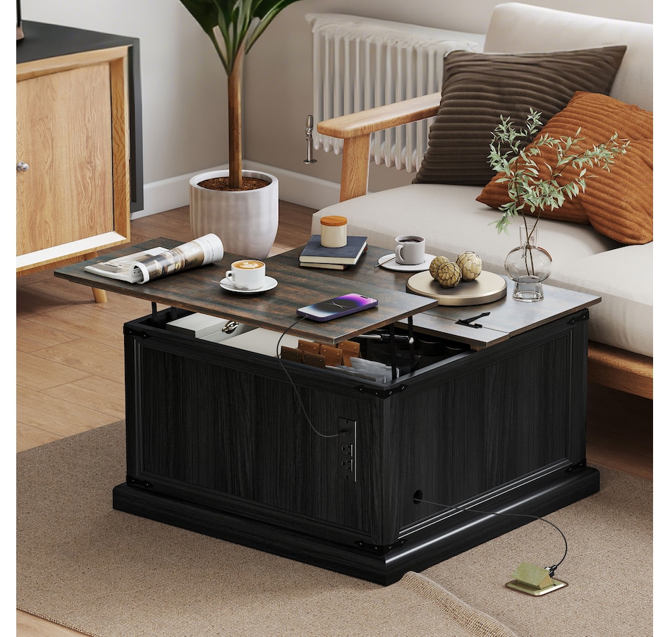 Image 917443_ALTMORE10.jpg, Product 917-443 / Price $199.99, HOMCOM Lift Top Coffee Table with Charging Station and Storage from HOMCOM on TSC.ca's Home & Garden department