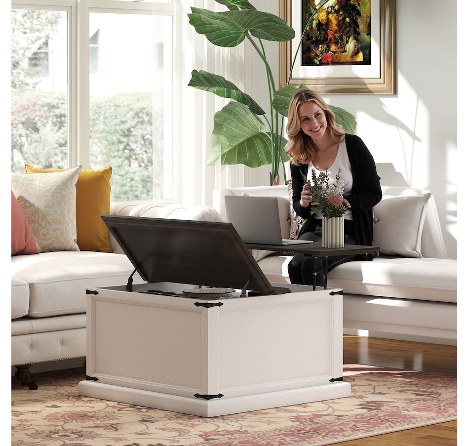 Image 917443_ALTMORE7.jpg, Product 917-443 / Price $199.99, HOMCOM Lift Top Coffee Table with Charging Station and Storage from HOMCOM on TSC.ca's Home & Garden department