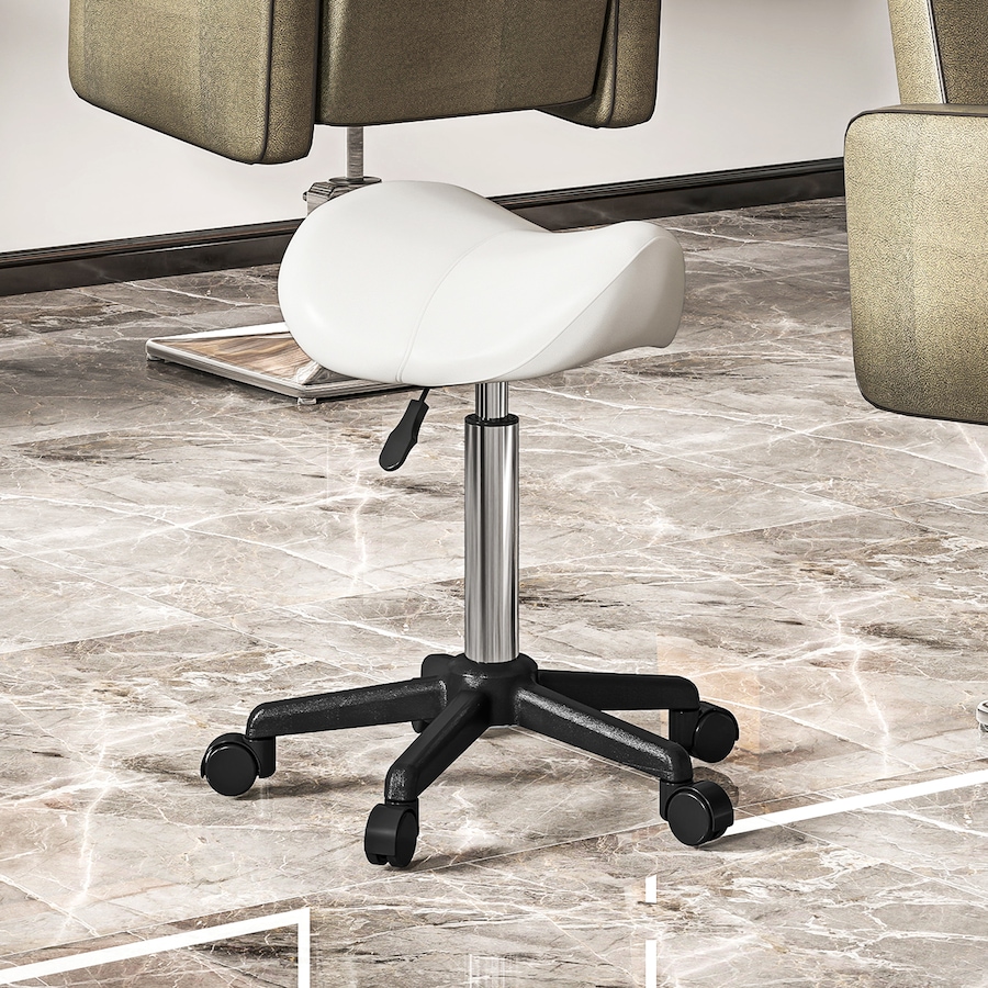 Image 917450_ALTMORE1.jpg, Product 917-450 / Price $54.99 - $59.99, HOMCOM Saddle Salon Stool Adjustable Swivel Massage Spa Beauty Stool from HOMCOM on TSC.ca's Home & Garden department