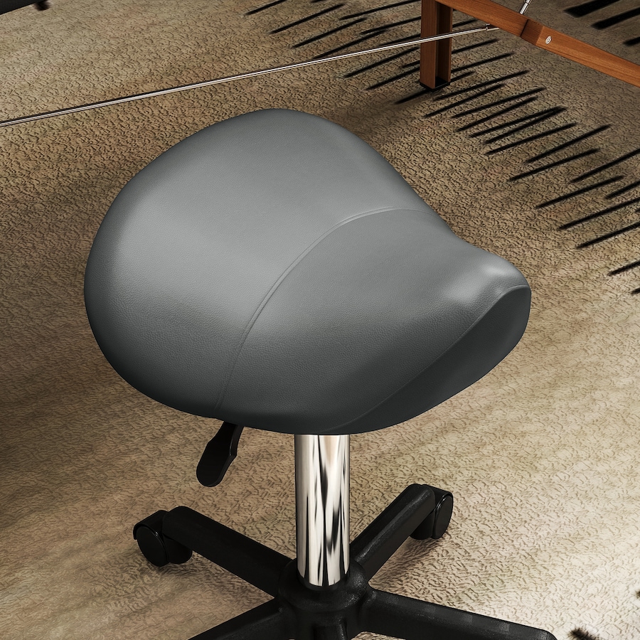 Image 917450_ALTMORE17.jpg, Product 917-450 / Price $54.99 - $59.99, HOMCOM Saddle Salon Stool Adjustable Swivel Massage Spa Beauty Stool from HOMCOM on TSC.ca's Home & Garden department