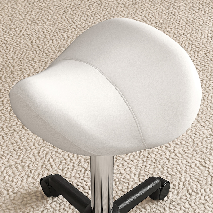 Image 917450_ALTMORE8.jpg, Product 917-450 / Price $54.99 - $59.99, HOMCOM Saddle Salon Stool Adjustable Swivel Massage Spa Beauty Stool from HOMCOM on TSC.ca's Home & Garden department
