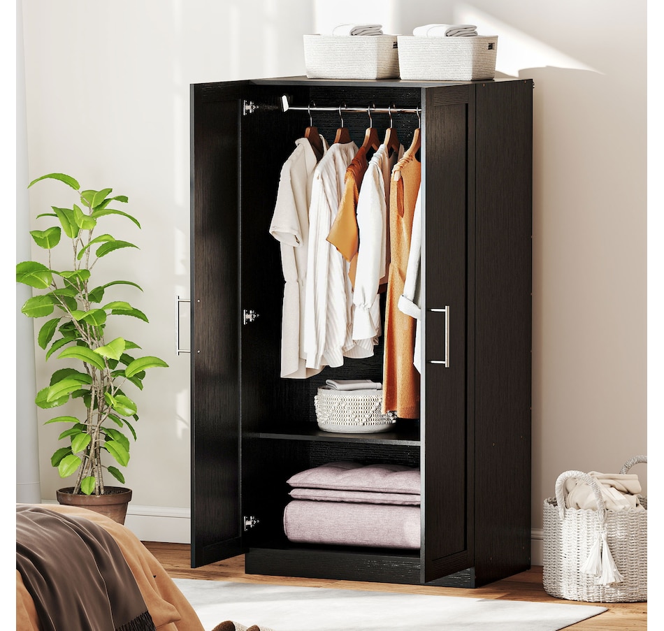 Image 917473_ALTMORE10.jpg, Product 917-473 / Price $239.99 - $249.99, HOMCOM Modern Armoire Wardrobe Closet, 2 Door Wardrobe Cabinet from HOMCOM on TSC.ca's Home & Garden department