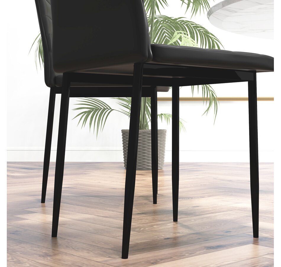 Image 917476_ALTMORE14.jpg, Product 917-476 / Price $214.99, HOMCOM Modern Dining Chairs, Set of 6, PU Leather Upholstered Accent Chairs from HOMCOM on TSC.ca's Home & Garden department