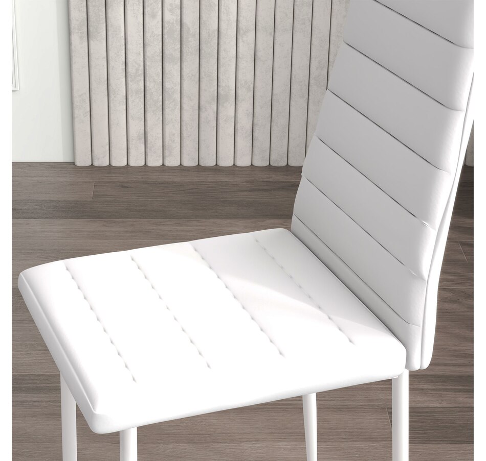 Image 917476_ALTMORE7.jpg, Product 917-476 / Price $214.99, HOMCOM Modern Dining Chairs, Set of 6, PU Leather Upholstered Accent Chairs from HOMCOM on TSC.ca's Home & Garden department