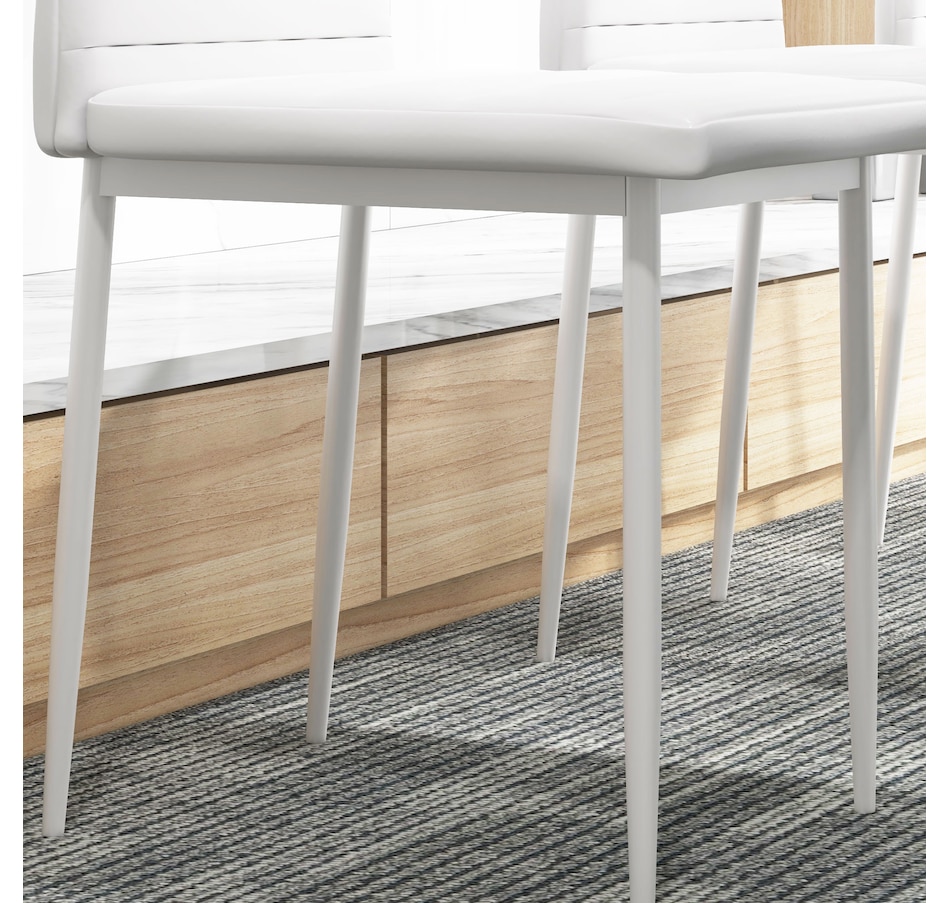 Image 917476_ALTMORE8.jpg, Product 917-476 / Price $214.99, HOMCOM Modern Dining Chairs, Set of 6, PU Leather Upholstered Accent Chairs from HOMCOM on TSC.ca's Home & Garden department