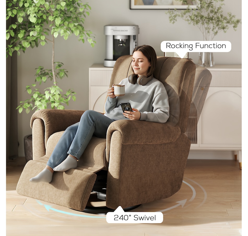 Image 917478_ALTMORE14.jpg, Product 917-478 / Price $529.99 - $559.99, HOMCOM Power Recliner Chair, Upholstered Recliner Chair w/ USB Ports from HOMCOM on TSC.ca's Home & Garden department