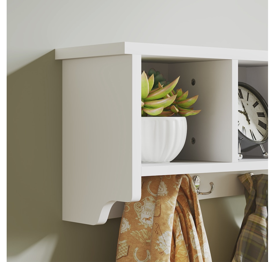 Image 917481_ALTMORE7.jpg, Product 917-481 / Price $64.99 - $69.99, HOMCOM Coat Rack Wall Mount with Shelf, Wall Coat Rack with Hooks from HOMCOM on TSC.ca's Home & Garden department