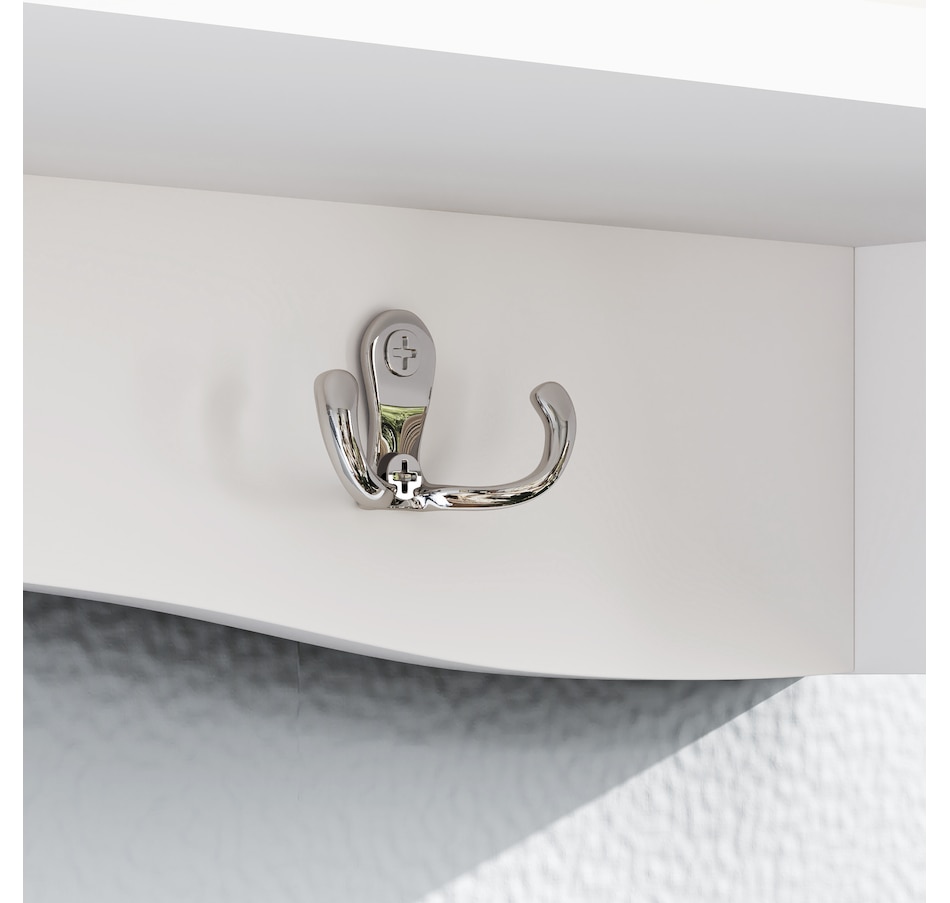 Image 917481_ALTMORE8.jpg, Product 917-481 / Price $64.99 - $69.99, HOMCOM Coat Rack Wall Mount with Shelf, Wall Coat Rack with Hooks from HOMCOM on TSC.ca's Home & Garden department