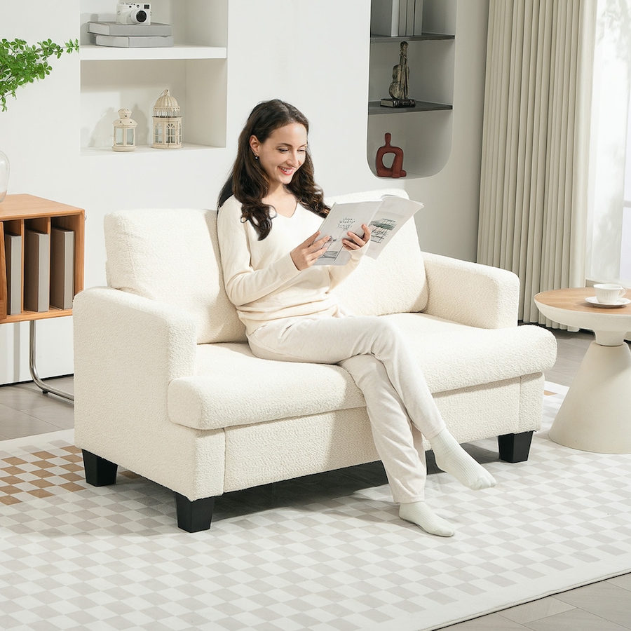 Image 917485_ALTMORE1.jpg, Product 917-485 / Price $293.99 - $302.99, HOMCOM 54.3" Loveseat Sofa, Small Couch with Cushions from HOMCOM on TSC.ca's Home & Garden department