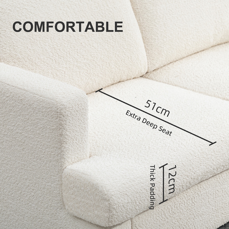 Image 917485_ALTMORE3.jpg, Product 917-485 / Price $293.99 - $302.99, HOMCOM 54.3" Loveseat Sofa, Small Couch with Cushions from HOMCOM on TSC.ca's Home & Garden department