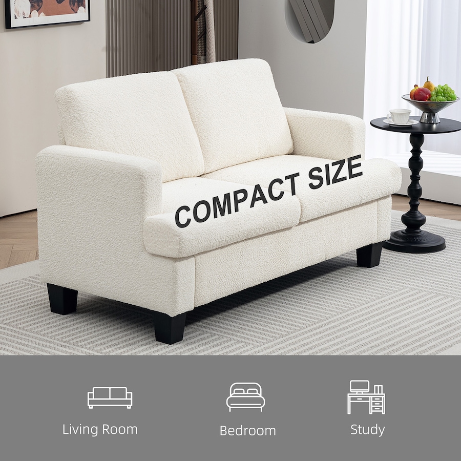 Image 917485_ALTMORE5.jpg, Product 917-485 / Price $293.99 - $302.99, HOMCOM 54.3" Loveseat Sofa, Small Couch with Cushions from HOMCOM on TSC.ca's Home & Garden department