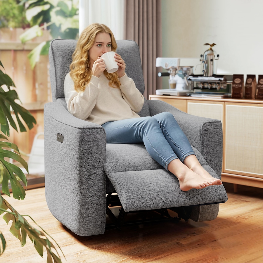 Image 917500_ALTMORE10.jpg, Product 917-500 / Price $419.99, HOMCOM Power Recliner Chair, Upholstered Recliner Chair w/ USB Ports from HOMCOM on TSC.ca's Home & Garden department