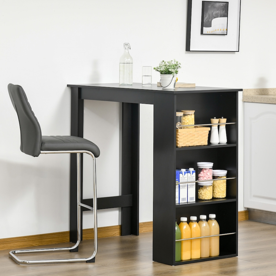 Image 917502_ALTMORE26.jpg, Product 917-502 / Price $121.39 - $129.99, HOMCOM Bar Table Counter Height Dining Table with 3 Shelves from HOMCOM on TSC.ca's Home & Garden department