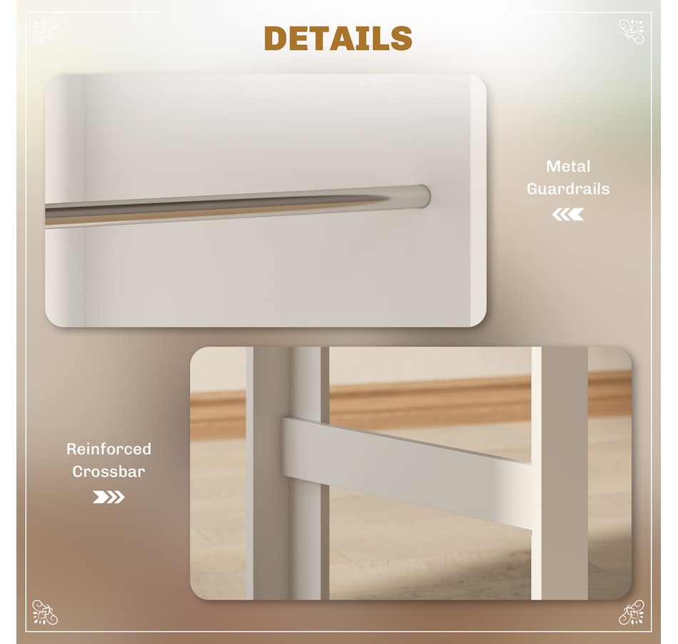 Image 917502_ALTMORE5.jpg, Product 917-502 / Price $115.99 - $135.99, HOMCOM Bar Table Counter Height Dining Table with 3 Shelves from HOMCOM on TSC.ca's Home & Garden department