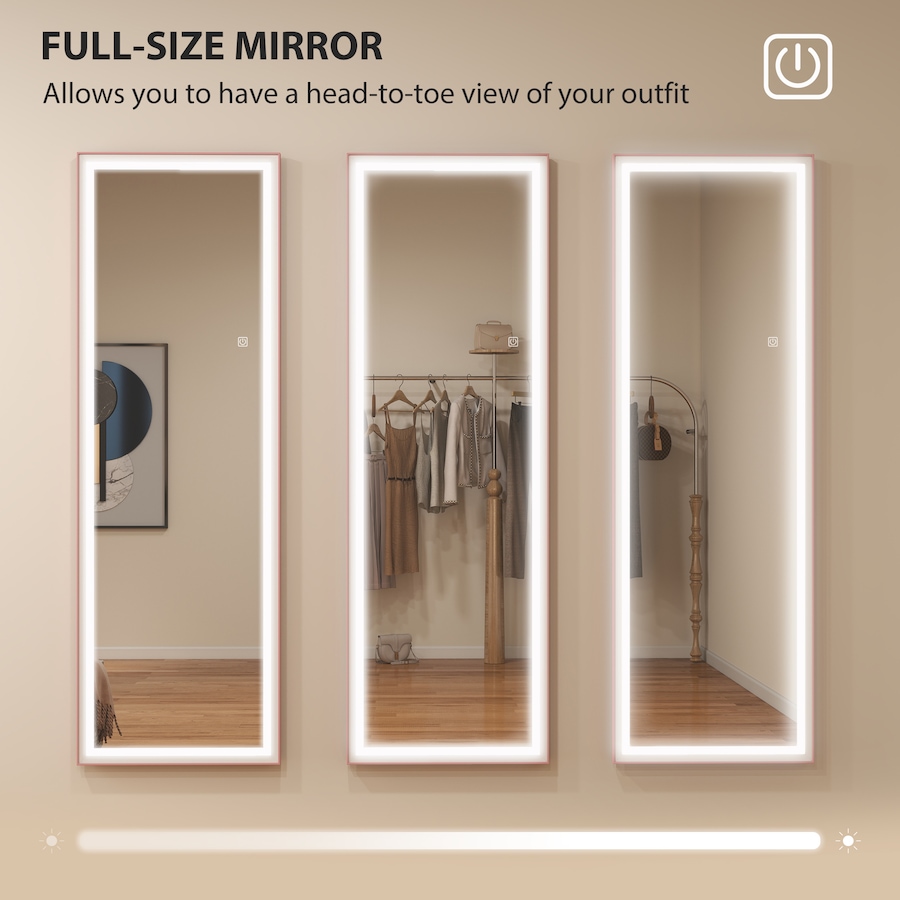 Image 917504_ALTMORE13.jpg, Product 917-504 / Price $149.99, HOMCOM Full Length Mirror with Adjustable Lights, LED Full Body Mirror from HOMCOM on TSC.ca's Beauty department