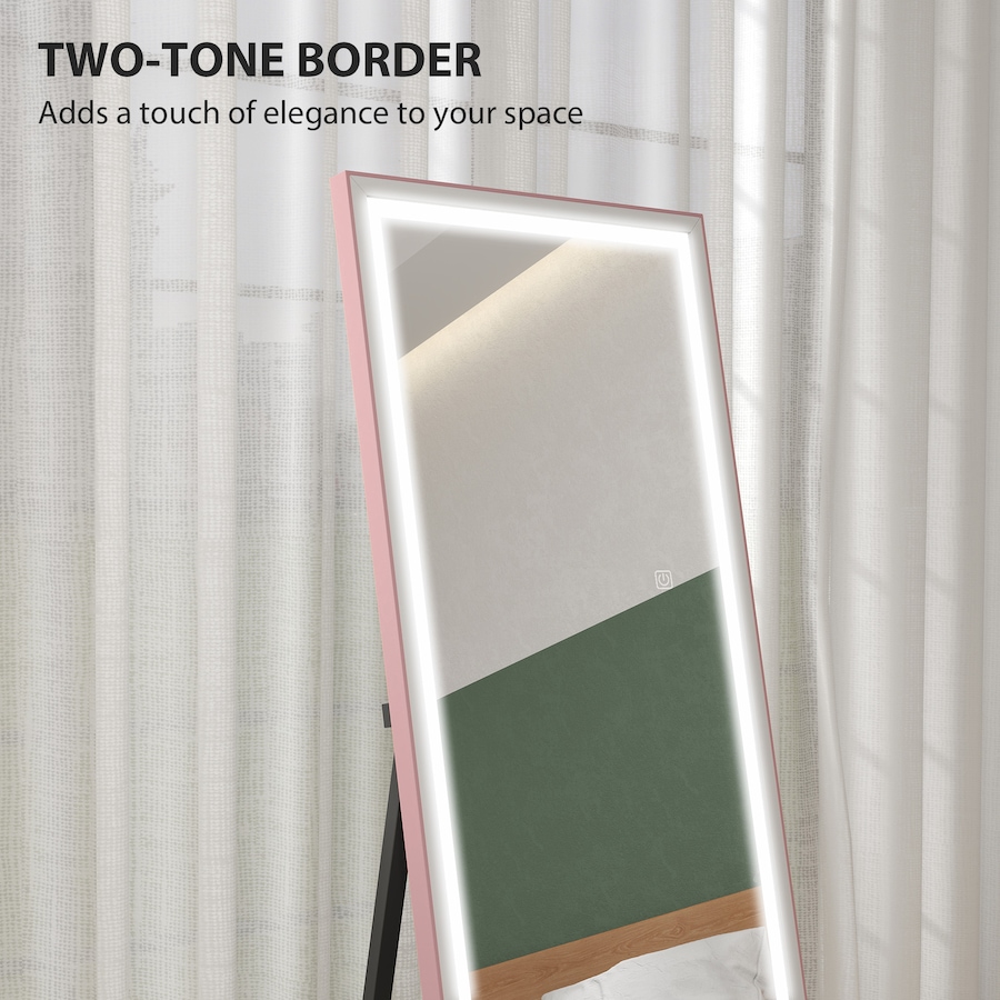 Image 917504_ALTMORE15.jpg, Product 917-504 / Price $149.99, HOMCOM Full Length Mirror with Adjustable Lights, LED Full Body Mirror from HOMCOM on TSC.ca's Beauty department