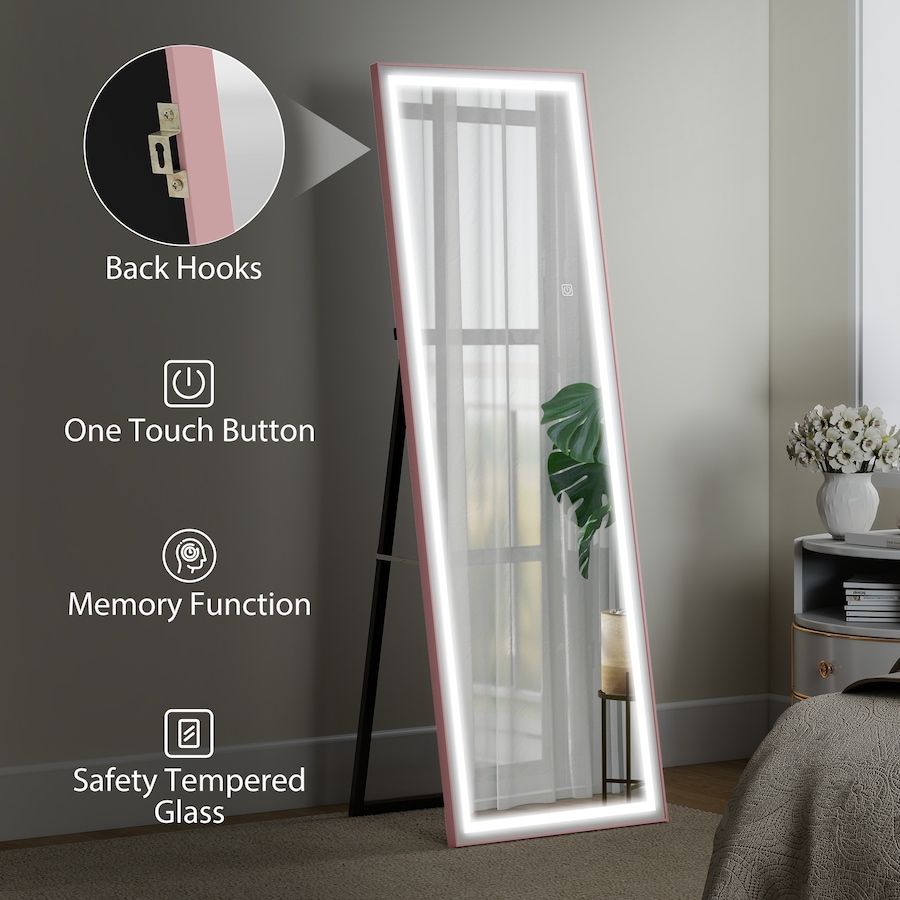 Image 917504_ALTMORE16.jpg, Product 917-504 / Price $149.99, HOMCOM Full Length Mirror with Adjustable Lights, LED Full Body Mirror from HOMCOM on TSC.ca's Beauty department