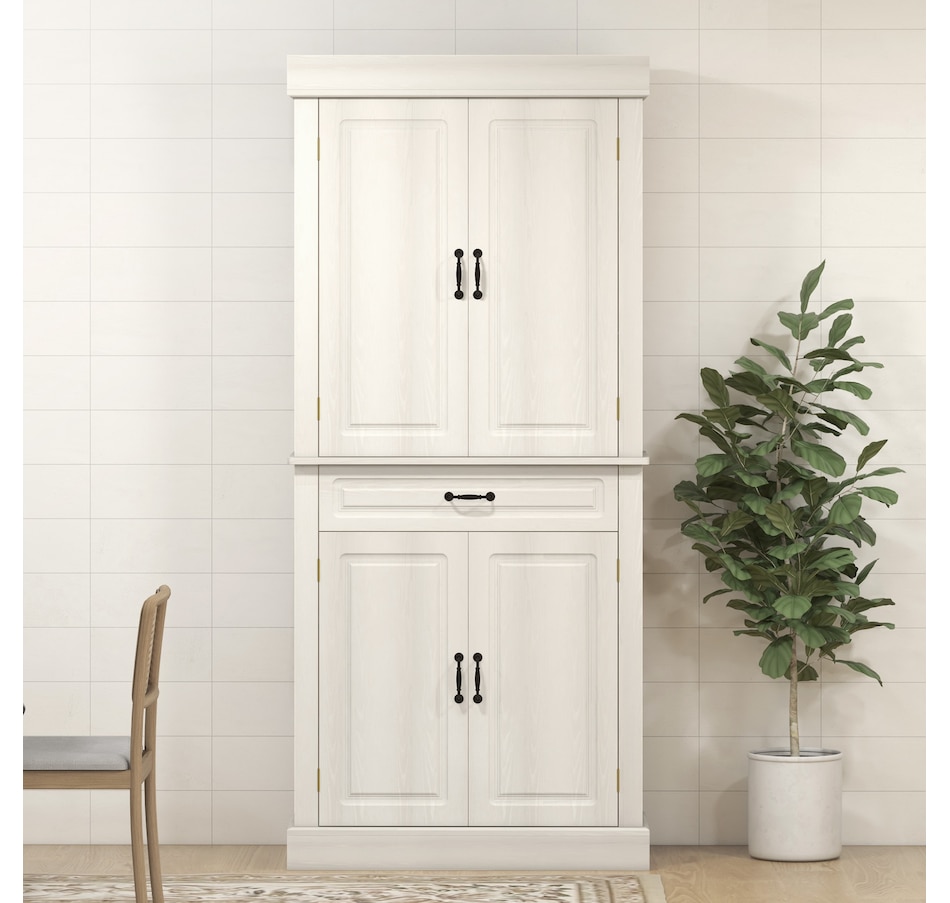 Image 917533_ALTMORE25.jpg, Product 917-533 / Price $234.99 - $329.99, HOMCOM 71" Freestanding Kitchen Pantry with 4 Doors and 2 Large Cabinets from HOMCOM on TSC.ca's Home & Garden department