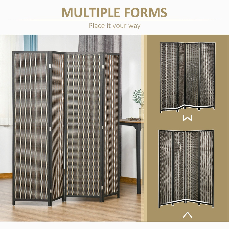 Image 917539_ALTMORE15.jpg, Product 917-539 / Price $99.99 - $114.99, HOMCOM 4-Panel Folding Privacy Screen Room Divider from HOMCOM on TSC.ca's Home & Garden department