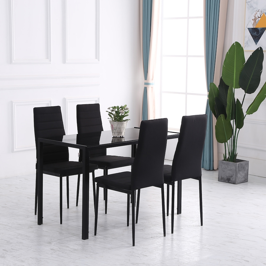 Image 917540_ALTMORE13.jpg, Product 917-540 / Price $129.99 - $154.99, HOMCOM Dining Chairs Upholstered Fabric Accent Chairs with Metal Legs, Set of 4 from HOMCOM on TSC.ca's Home & Garden department