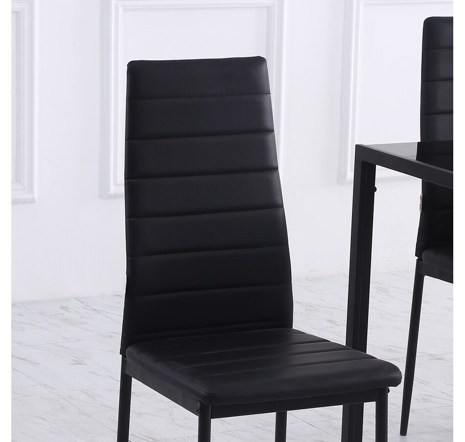 Image 917540_ALTMORE14.jpg, Product 917-540 / Price $139.99 - $149.99, HOMCOM Dining Chairs Upholstered Fabric Accent Chairs with Metal Legs, Set of 4 from HOMCOM on TSC.ca's Home & Garden department
