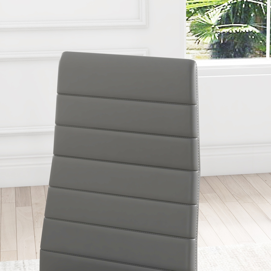 Image 917540_ALTMORE23.jpg, Product 917-540 / Price $129.99 - $154.99, HOMCOM Dining Chairs Upholstered Fabric Accent Chairs with Metal Legs, Set of 4 from HOMCOM on TSC.ca's Home & Garden department