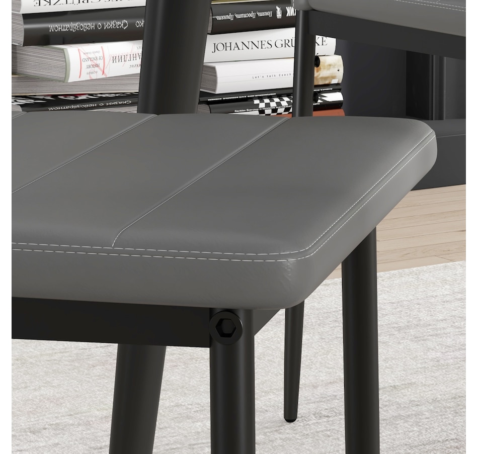 Image 917540_ALTMORE24.jpg, Product 917-540 / Price $139.99 - $149.99, HOMCOM Dining Chairs Upholstered Fabric Accent Chairs with Metal Legs, Set of 4 from HOMCOM on TSC.ca's Home & Garden department