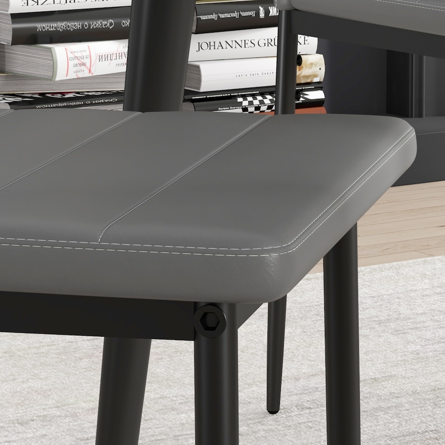 Image 917540_ALTMORE24.jpg, Product 917-540 / Price $129.99 - $154.99, HOMCOM Dining Chairs Upholstered Fabric Accent Chairs with Metal Legs, Set of 4 from HOMCOM on TSC.ca's Home & Garden department