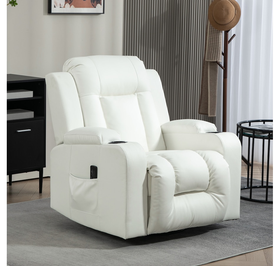 Image 917549_ALTMORE10.jpg, Product 917-549 / Price $609.99 - $629.99, HOMCOM Faux Leather Vibrating Massage Recliner Chair with Remote from HOMCOM on TSC.ca's Home & Garden department