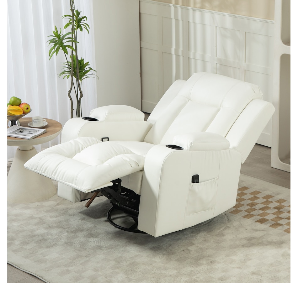 Image 917549_ALTMORE17.jpg, Product 917-549 / Price $609.99 - $629.99, HOMCOM Faux Leather Vibrating Massage Recliner Chair with Remote from HOMCOM on TSC.ca's Home & Garden department