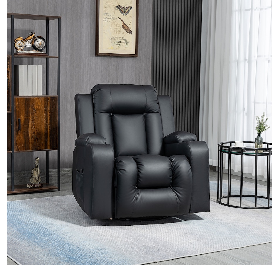 Image 917549_ALTMORE18.jpg, Product 917-549 / Price $609.99 - $629.99, HOMCOM Faux Leather Vibrating Massage Recliner Chair with Remote from HOMCOM on TSC.ca's Home & Garden department