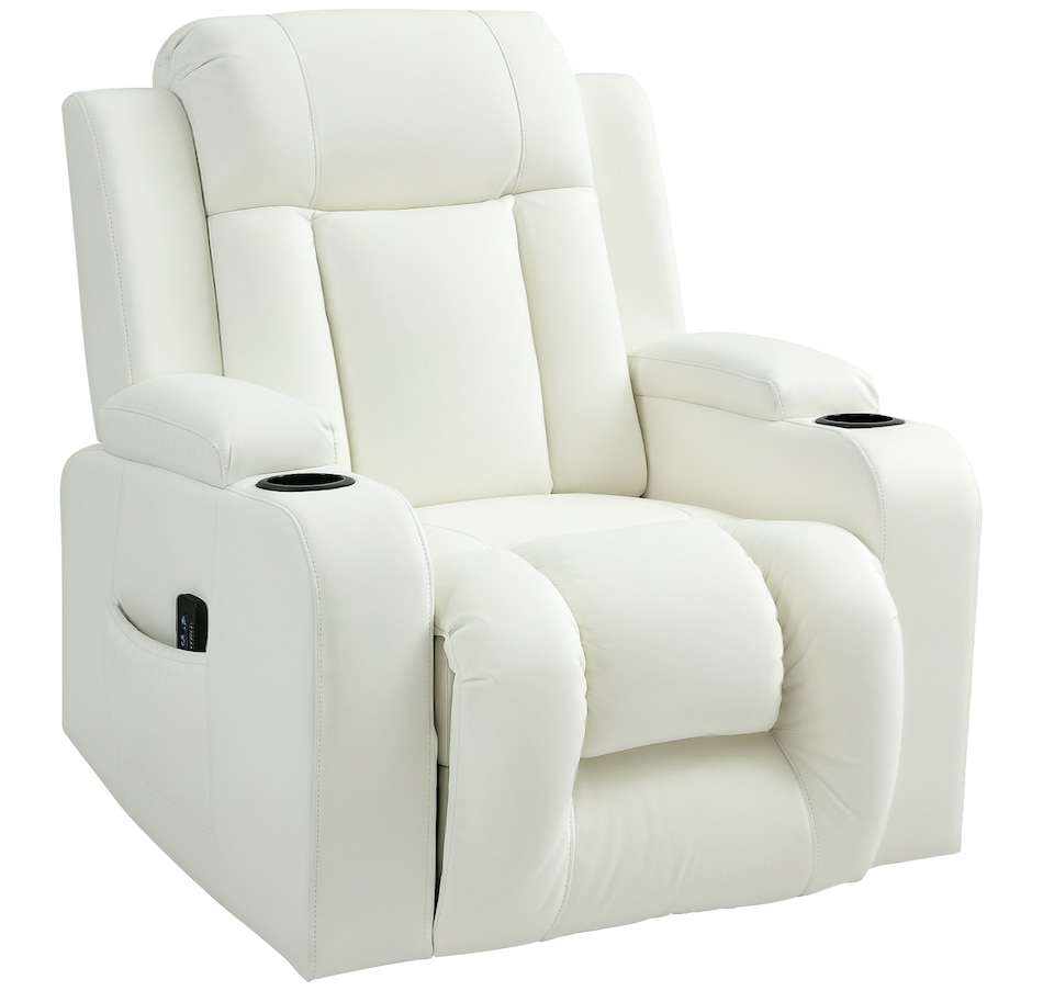 Image 917549_ST02.png, Product 917-549 / Price $609.99 - $629.99, HOMCOM Faux Leather Vibrating Massage Recliner Chair with Remote from HOMCOM on TSC.ca's Home & Garden department