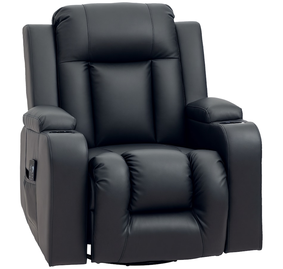 Image 917549_ST03.png, Product 917-549 / Price $609.99 - $629.99, HOMCOM Faux Leather Vibrating Massage Recliner Chair with Remote from HOMCOM on TSC.ca's Home & Garden department