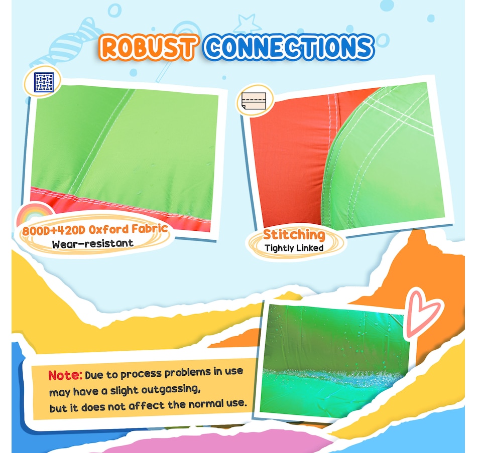 Image 917560_ALTMORE6.jpg, Product 917-560 / Price $269.99, Qaba 9.2 x 9.5FT Bounce House, 4 in 1 Inflatable Bouncy Castle for Kids from Qaba on TSC.ca's Home & Garden department