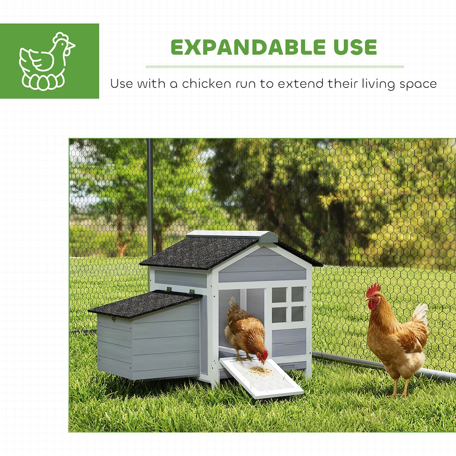 Image 917567_ALTMORE5.jpg, Product 917-567 / Price $136.99, PawHut Wooden Chicken Coop, Rabbit Hutch with Nesting Box, 36" x 25" x 27" from PawHut on TSC.ca's Home & Garden department