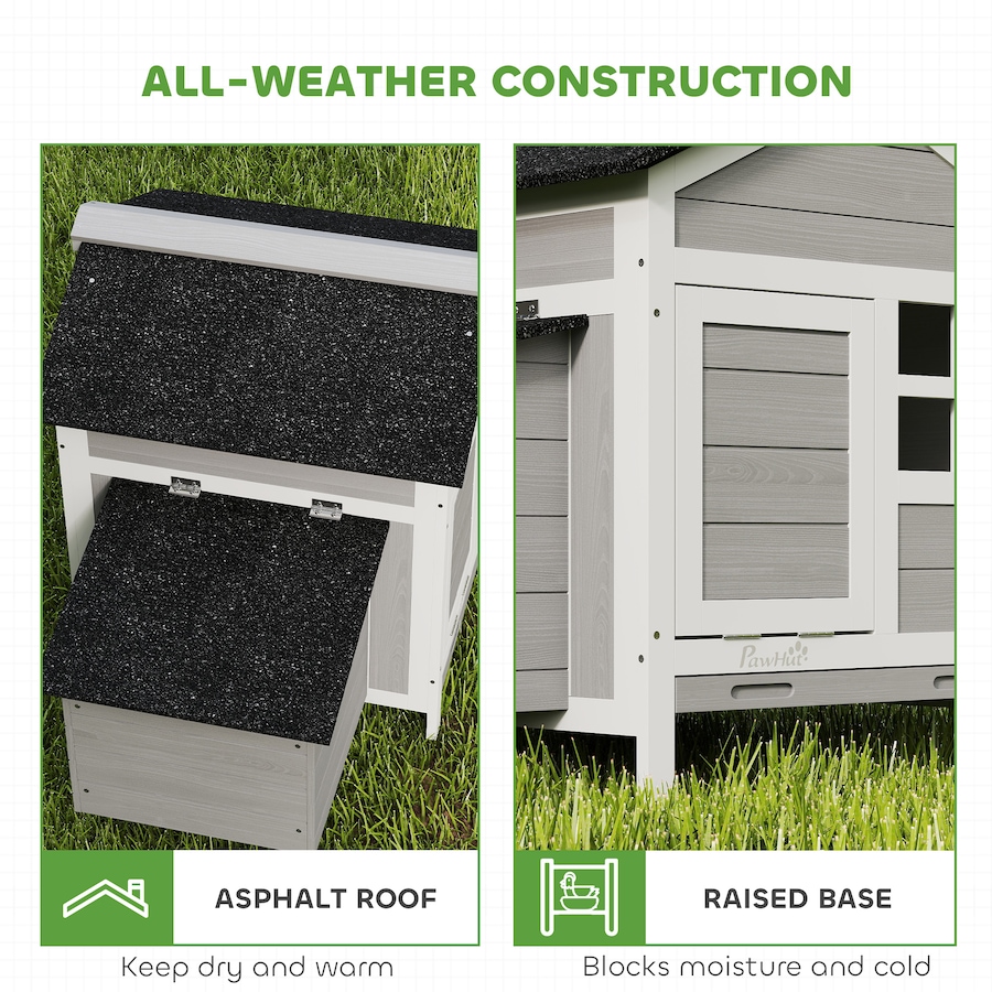 Image 917567_ALTMORE6.jpg, Product 917-567 / Price $136.99, PawHut Wooden Chicken Coop, Rabbit Hutch with Nesting Box, 36" x 25" x 27" from PawHut on TSC.ca's Home & Garden department