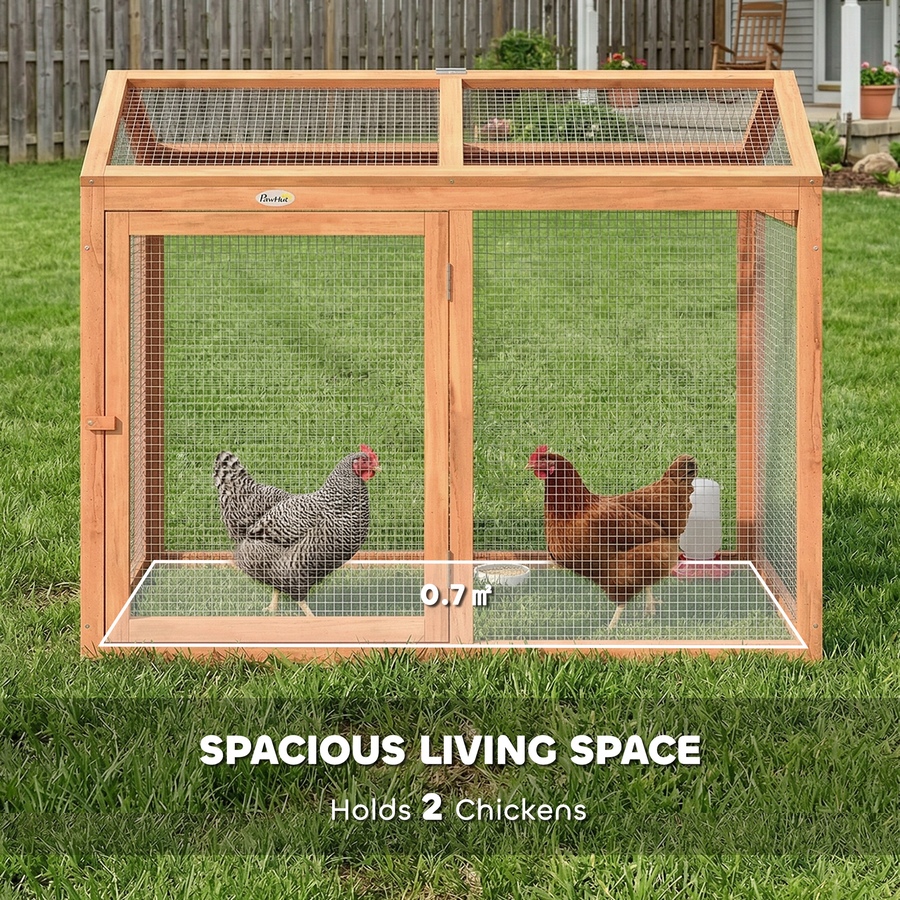 Image 917569_ALTMORE5.jpg, Product 917-569 / Price $106.99, PawHut Wooden Chicken Run, Outdoor Chicken Coop with Perch and Dual Doors from PawHut on TSC.ca's Home & Garden department